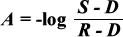 Absorbance calculation